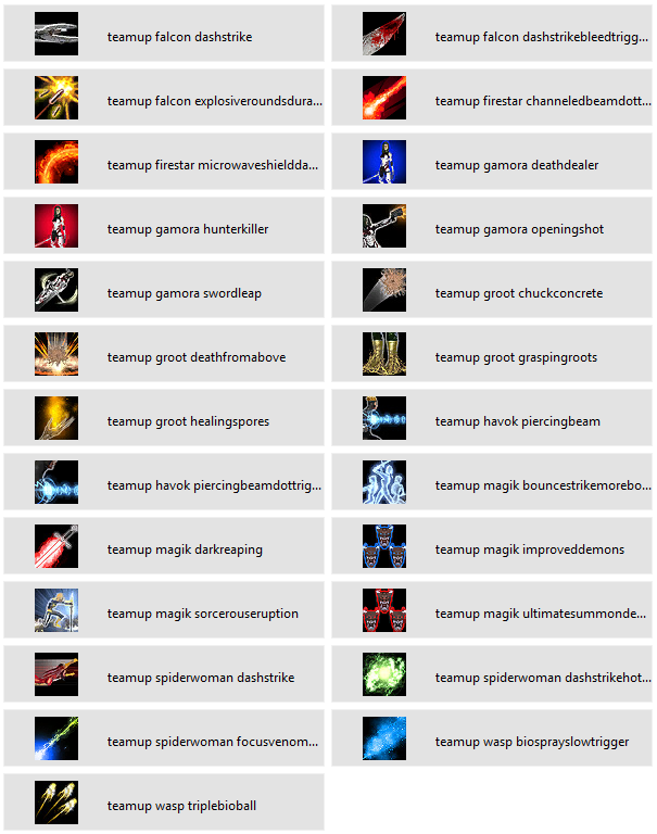 Marvel Heroes Datamine