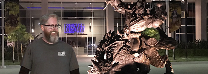 Дэвид Бревик посетил офис Blizzard Entertainment