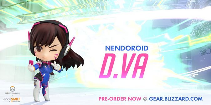 Мастерская Blizzard: фигурка D.Va из серии Nendoroid Overwatch