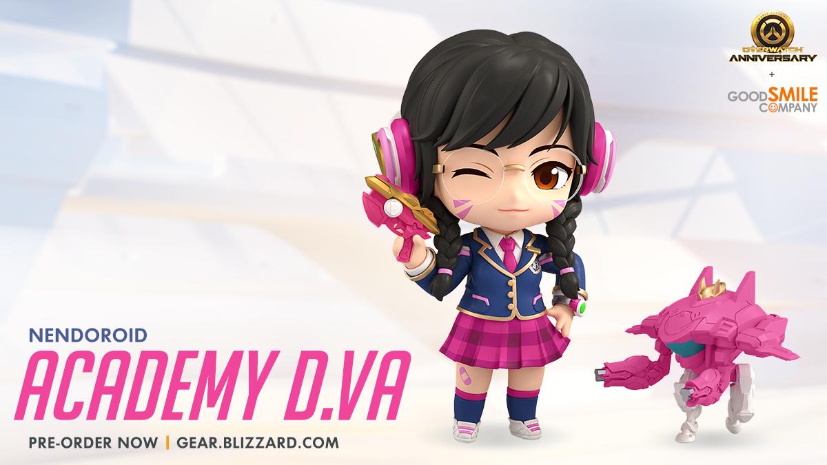 Мастерская Blizzard: фигурка D.Va (Школьница) из серии Nendoroid Overwatch